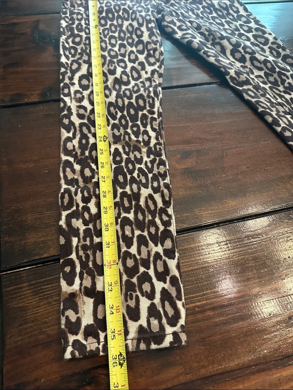 Kate Spade Broome Street Autumn Leopard Print Skinny Crop ankle 28 jeans